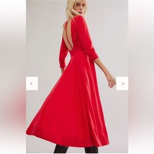 RARE!!! Free People Elise Midi Dress